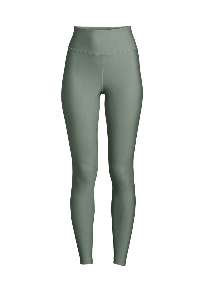 Casall Graphic High Waisted Tights - Dusty Green