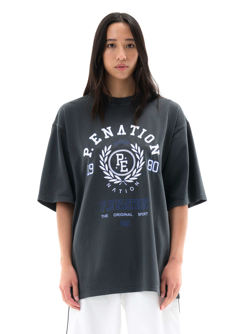 PE Nation Overland Tee - Dark Shadows