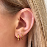 Ever Metro Sleeper Hoop Earrings - Gold