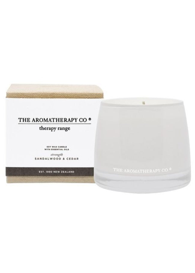 Therapy Candle Relax Sandalwood and Cedar