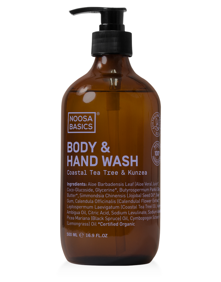 Noosa Basics Hand & Body Wash - Coastal Tea Tree & Kunzea 500ml