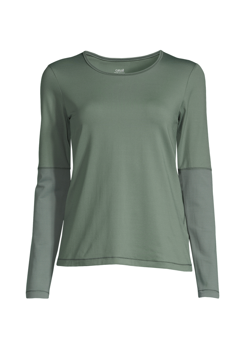 Casall Iconic Long Sleeve Top - Dusty Green