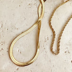Ever Sidewalk Chain Necklace - Gold