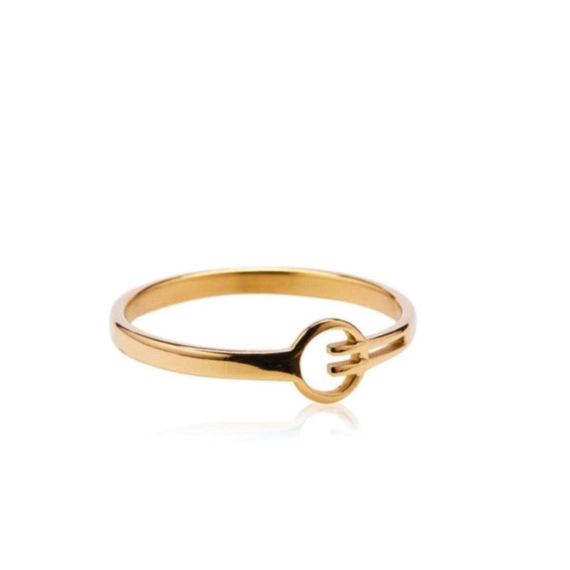 Ever Jump Stop Ring - Gold