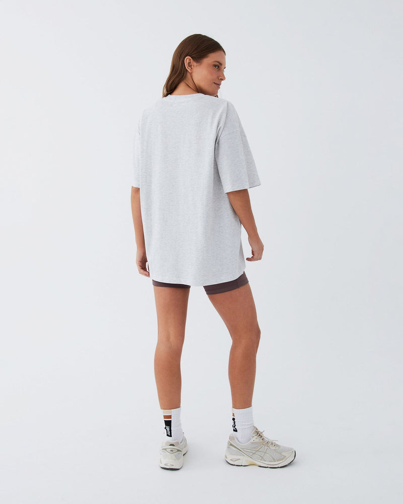 Upstate Hustle Tee - Snow Marle Sport Luxe