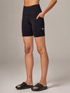 Running Bare Compress Power Moves Pocket Bike Shorts - Black