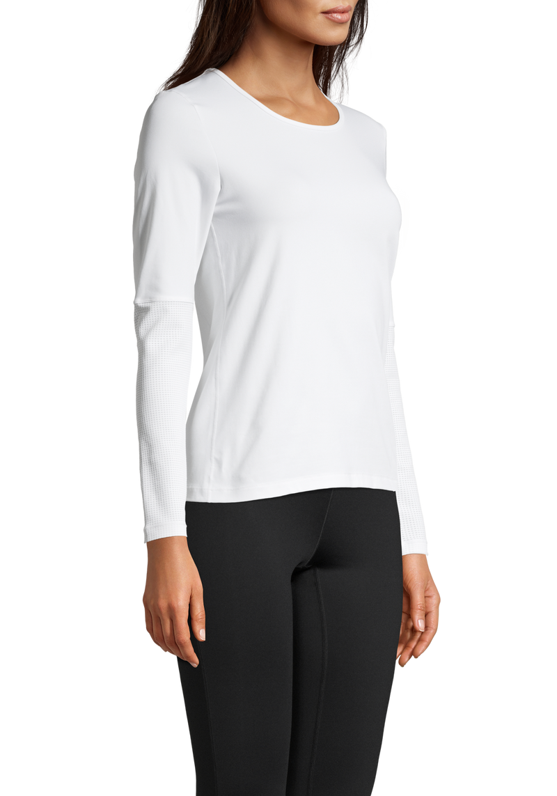 Casall Iconic Long Sleeve Top - White
