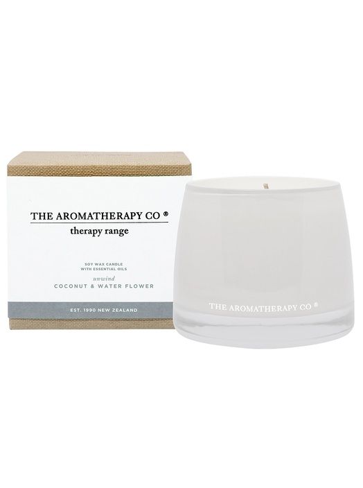 Therapy Candle Unwind Coconut & Water Flower